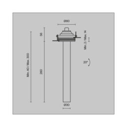 Luminosa Lighting Luminosa Focus T 30Cm Trimless Recessed Downlight Black 3000K 460Lm - thumbnail 2