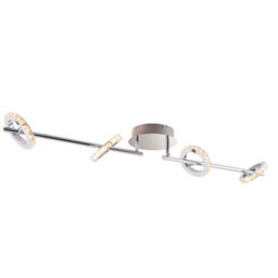 Pagazzi Lighting Pagazzi Alexa 4 Spot Bar Led Cool White Ceiling Light - thumbnail 4