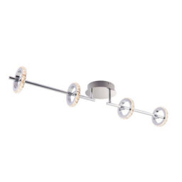 Pagazzi Lighting Pagazzi Alexa 4 Spot Bar Led Cool White Ceiling Light - thumbnail 1
