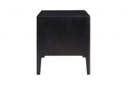 Wyld Haus Goiania Black Ribbed Wood 1 Door Tv Unit With Open Shelves And Compact Matt Finish - thumbnail 4