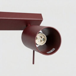Sollux Lighting Ring Steel Burgundy 4 Lights Modern Ceiling Lamps - thumbnail 5