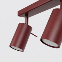 Sollux Lighting Ring Steel Burgundy 4 Lights Modern Ceiling Lamps - thumbnail 7