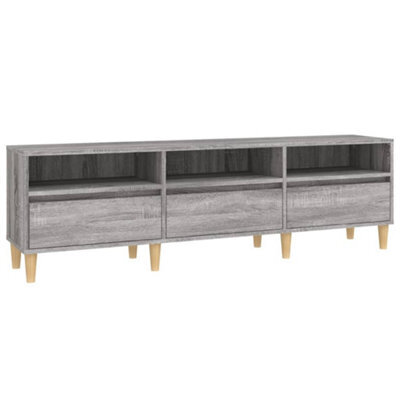 Berkfield Classic Tv Cabinet Grey Sonoma 150X30X44.5 Cm Engineered Wood - image 1