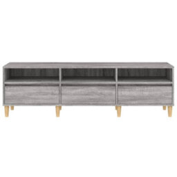 Berkfield Classic Tv Cabinet Grey Sonoma 150X30X44.5 Cm Engineered Wood - thumbnail 6