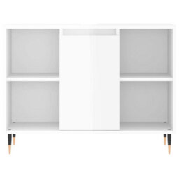 Berkfield Bathroom Cabinet High Gloss White 80X33X60 Cm Engineered Wood - thumbnail 6
