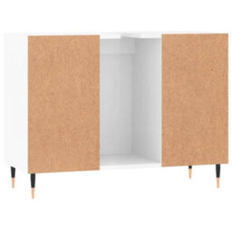Berkfield Bathroom Cabinet High Gloss White 80X33X60 Cm Engineered Wood - thumbnail 8