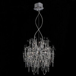Luminosa Lighting Luminosa Lexi Pendant 22 Light G4 Polished Chrome/crystal, Not Led/cfl Compatible Item Weight: 15Kg - thumbnail 2