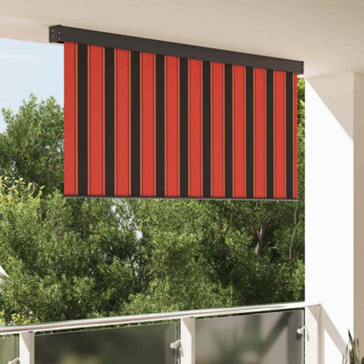 Berkfield Outdoor Roller Blind Orange And Brown 220 X 250 Cm Fabric - image 1