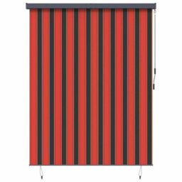 Berkfield Outdoor Roller Blind Orange And Brown 220 X 250 Cm Fabric - thumbnail 2