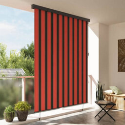 Berkfield Outdoor Roller Blind Orange And Brown 220 X 250 Cm Fabric - thumbnail 3