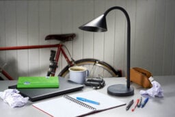 Unilite Unilux Sol Flexible Arm 4 W Led Home Office Desk Lamp, Black - thumbnail 4