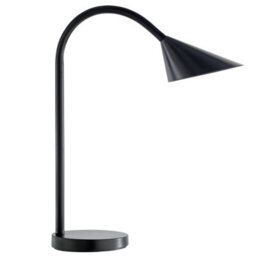 Unilite Unilux Sol Flexible Arm 4 W Led Home Office Desk Lamp, Black - thumbnail 1