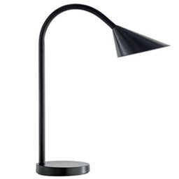 Unilite Unilux Sol Flexible Arm 4 W Led Home Office Desk Lamp, Black - thumbnail 2