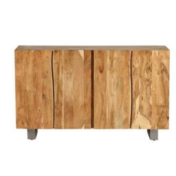 Hommoo Wooden Live Edge Four Door Large Sideboard - thumbnail 8
