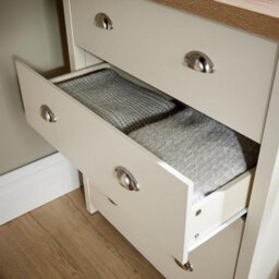 Home Source Avon 4 Drawer 36mm Thick Top Bedroom Storage Chest Off White - thumbnail 6