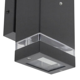 Long Life Lamps Company Outdoor Dusk Till Dawn Wall Light Up Down Ip44 Anthracite Black Automatic Sensor Zlc374Dtd - thumbnail 7