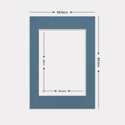 Ak Frames A1 Pompadour Picture Mounts To Fit A2 Aperture Size - Mount Board Only (No Frame Included) - thumbnail 3