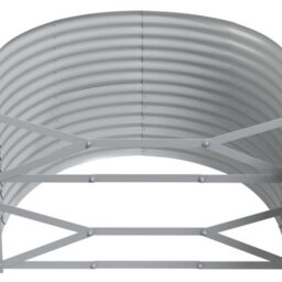 Walplus Garden Raised Bed Galvanised Steel 249X100X68 Cm Brown - thumbnail 5