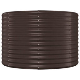 Walplus Garden Raised Bed Galvanised Steel 249X100X68 Cm Brown - thumbnail 4