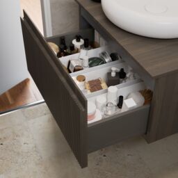 GoodHome Kentia Plywood Bathroom Basin Vanity Worktop (T)1.2Cm X (D)45.2Cm X (L)60.3Cm - thumbnail 6