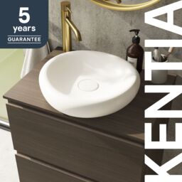 GoodHome Kentia Plywood Bathroom Basin Vanity Worktop (T)1.2Cm X (D)45.2Cm X (L)60.3Cm - thumbnail 8