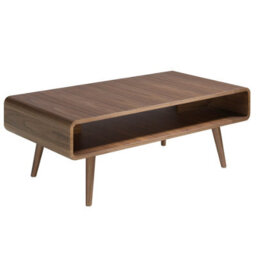 Angel Cerda Modern Rectangular Walnut Coffee Table For Stylish Living Rooms - thumbnail 1