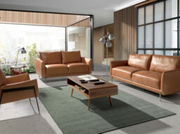 Angel Cerda Modern Rectangular Walnut Coffee Table For Stylish Living Rooms - thumbnail 3