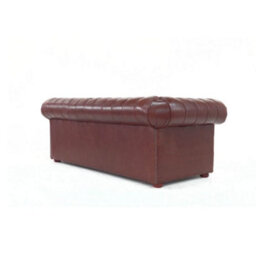 Chesterfield 3 Seater Sofa Old English Hazel Real Leather In Classic Style - thumbnail 8