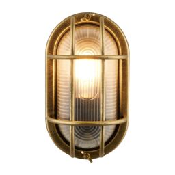Perth Fixed Matt Antique Effect Mains-Powered Indoor & Outdoor Wall Light - thumbnail 2