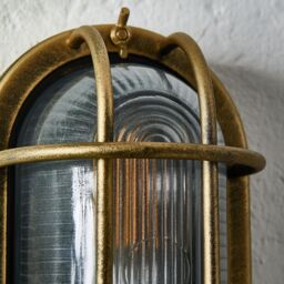 Perth Fixed Matt Antique Effect Mains-Powered Indoor & Outdoor Wall Light - thumbnail 6