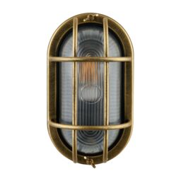 Perth Fixed Matt Antique Effect Mains-Powered Indoor & Outdoor Wall Light - thumbnail 5