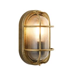 Perth Fixed Matt Antique Effect Mains-Powered Indoor & Outdoor Wall Light - thumbnail 3