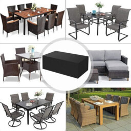 Outdoor Garden Furniture Cover, Dining Table, Patio Chairs, Waterproof, Windproof, Uv-Resistant, For Sofa, Rectangular - thumbnail 4