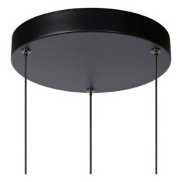Lucide Margary Modern Pendant Light 28Cm - Led Dim. - 3X4W 2700K - Black - thumbnail 5
