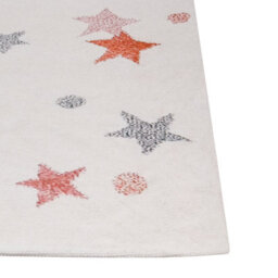 Beliani Kids Rug Alpoud White 140 X 200 Cm Cotton - thumbnail 6
