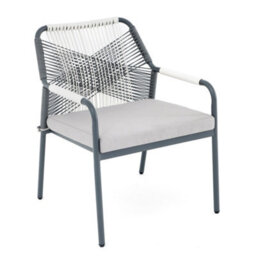 More4Homes Lagos Garden Sofa Set 4 Seater Outdoor Corner Sofa With Glass Table And Sofa Cover (Light Grey) - thumbnail 6