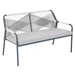 More4Homes Lagos Garden Sofa Set 4 Seater Outdoor Corner Sofa With Glass Table And Sofa Cover (Light Grey) - thumbnail 5