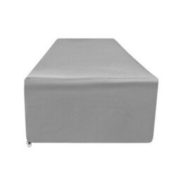 More4Homes Lagos Garden Sofa Set 4 Seater Outdoor Corner Sofa With Glass Table And Sofa Cover (Light Grey) - thumbnail 8