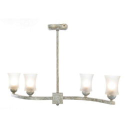 Luminosa Lighting Luminosa Toscano Semi Flush 4 Light G9 White/french Gold - thumbnail 1