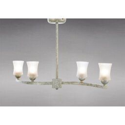 Luminosa Lighting Luminosa Toscano Semi Flush 4 Light G9 White/french Gold - thumbnail 2