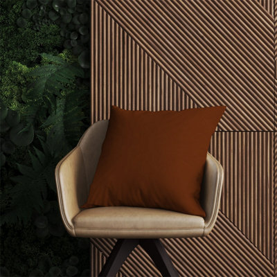 Warren Reed Designer Chocolate Brown Outdoor Cushion 60Cm X 60Cm
