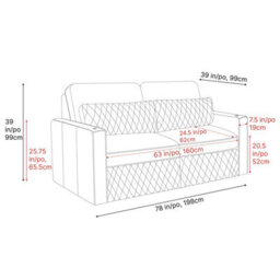 Valencia Pisa Top Grain Nappa 11000 Leather Lounge Sectional Loveseat Sofa Black Removable Back Cushions - thumbnail 3