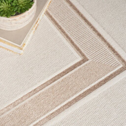 Modern Plain Rug, 10mm Pile Modern Rug, Ivory Cream Rug, Anti-Shed Bordered Rug For Bedroom, & Livingroom-239Cm X 300Cm - thumbnail 4