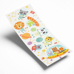 Stickerscape Space Animals Wall Stickers Pack - thumbnail 3