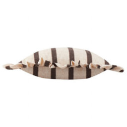 Wylder Connie Square Striped Cushion Cover, Chocolate, 45 X 45Cm - thumbnail 3