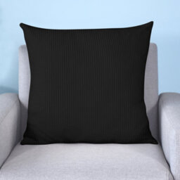 Neel Blue Set Of 2 Square Cushion Covers, Black Crushed Velvet Pillow Case, 45Cm X 45Cm - thumbnail 7