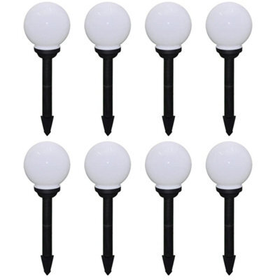 Outdoor Pathway Lamps 8 Pcs Led 15 Cm With Ground Spike - image 1