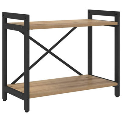 Berkfield Modern Bookcase Artisan Oak 60 X 30 X 48.5 Cm Engineered Wood - image 1
