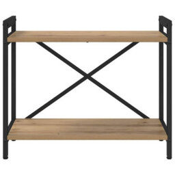 Berkfield Modern Bookcase Artisan Oak 60 X 30 X 48.5 Cm Engineered Wood - thumbnail 5