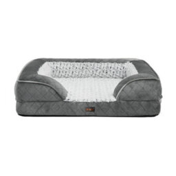 Skylos Pet Orthopedic Dog Bed Large Memory Foam Velvet Washable Cushion - thumbnail 3